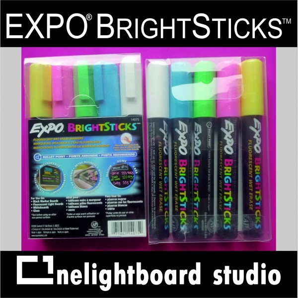 Zestaw markerów Expo Bright Sticks z dostawą