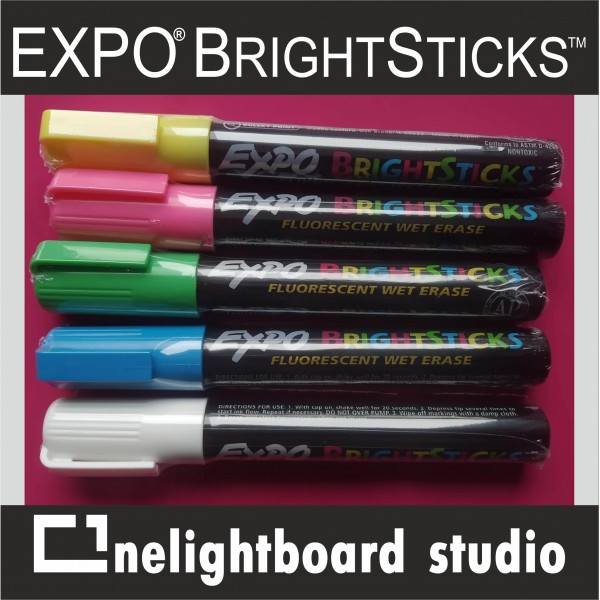 Zestaw markerów Expo Bright Sticks z dostawą