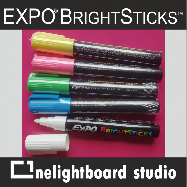 Zestaw markerów Expo Bright Sticks z dostawą