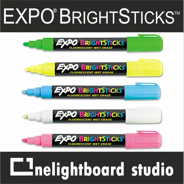 Zestaw markerów Expo Bright Sticks z dostawą